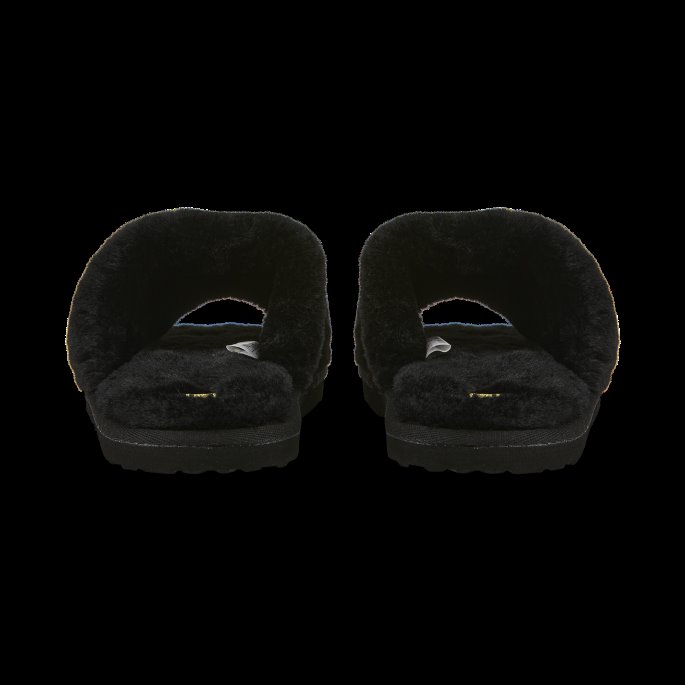 Fluff Remix Metallic Bx Slides Kvinner Puma På Tilbud Black-team Gold