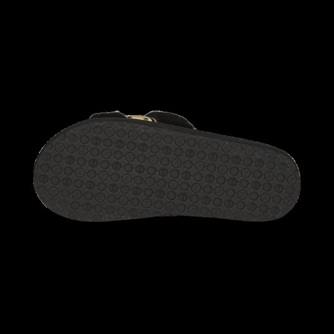 Fluff Remix Metallic Bx Slides Kvinner Puma På Tilbud Black-team Gold