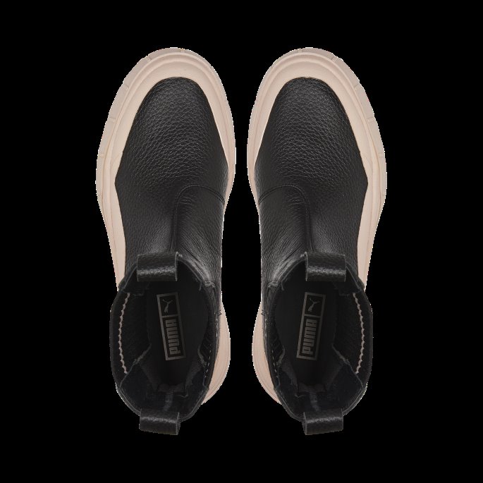 Black-rose Quartz Puma På Tilbud Mayze Stack Uformell Chelsea Støvel For Kvinner