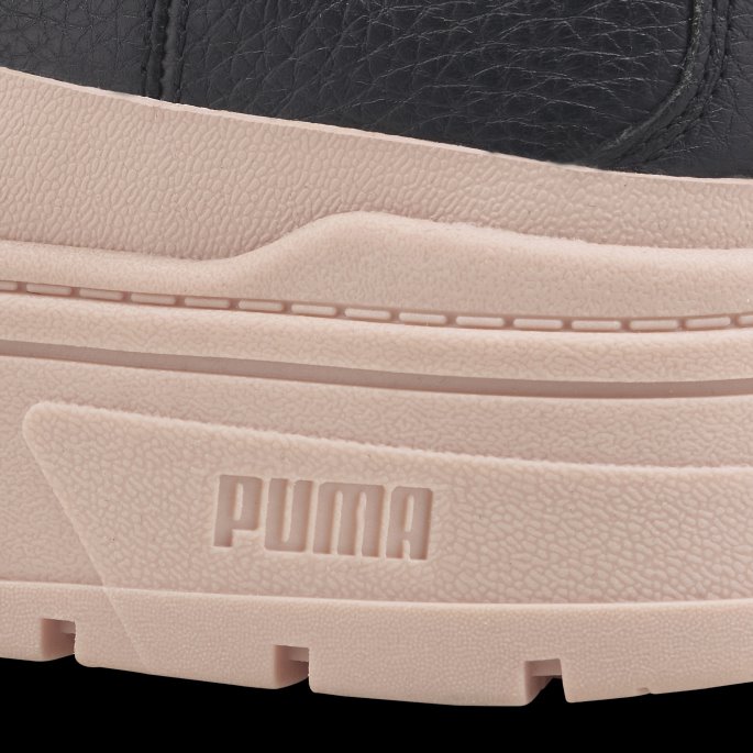 Black-rose Quartz Puma På Tilbud Mayze Stack Uformell Chelsea Støvel For Kvinner