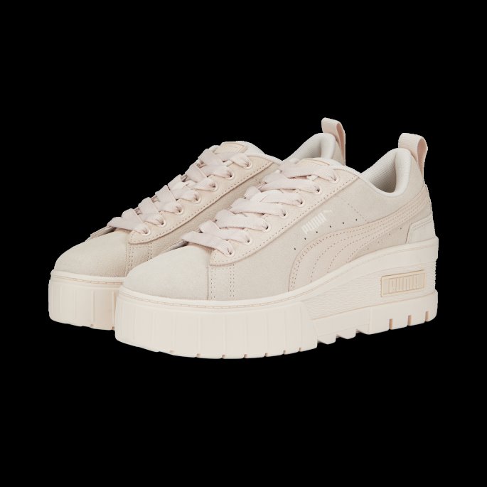 Puma På Tilbud Island Pink Mayze Wedge Tonal Joggesko Kvinner