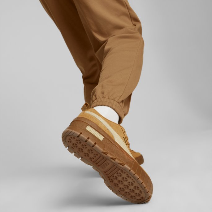 Puma På Tilbud Desert Tan Mayze Wedge Semsket Dame Joggesko