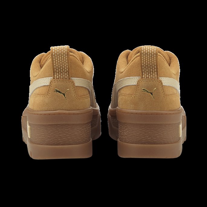Puma På Tilbud Desert Tan Mayze Wedge Semsket Dame Joggesko