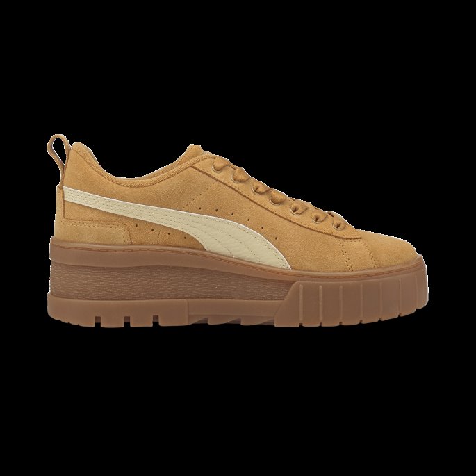 Puma På Tilbud Desert Tan Mayze Wedge Semsket Dame Joggesko
