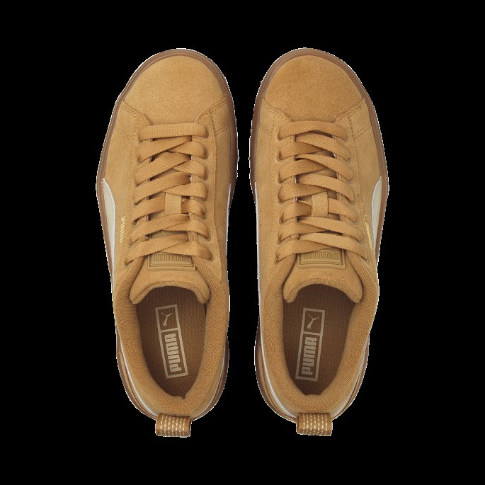Puma På Tilbud Desert Tan Mayze Wedge Semsket Dame Joggesko
