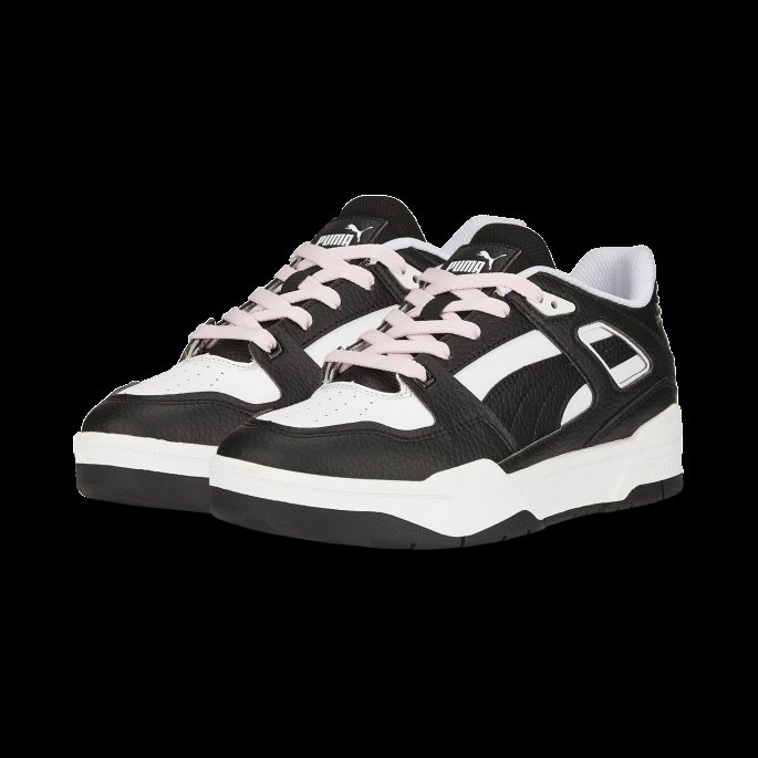 Puma På Tilbud Slipstream Runway Dame Joggesko Hvit-svart-rosa Dame
