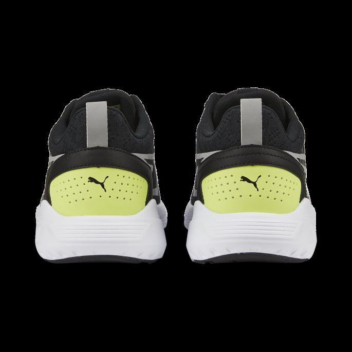 Hele Dagen Aktiv I Bevegelse Joggesko Sort-sølv-lime Puma På Tilbud