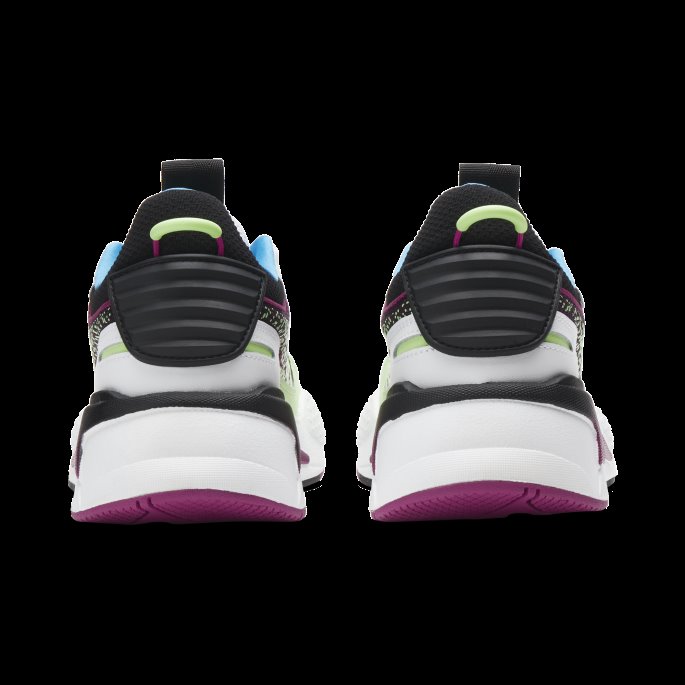 Puma På Tilbud Hvit-fizzy Lime-fuchsia Rs-x Blaster Joggesko