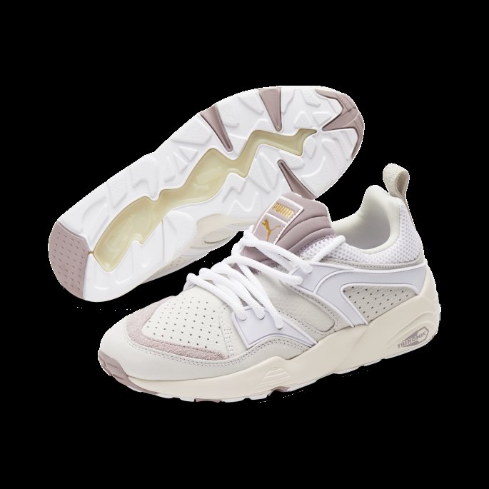 Puma På Tilbud Blaze Of Glory Dame Joggesko Hvit-hvisker Hvit-vaktel