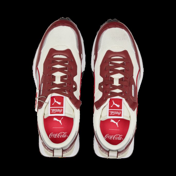 Puma På Tilbud X Coca-cola Rider Fv Sneaker Intens Rød-sølv-elfenben Glød