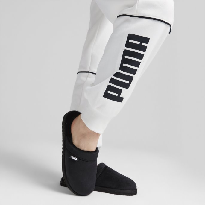 Puma På Tilbud Fluff Mule Bx Tøfler Dame Svart-hvit