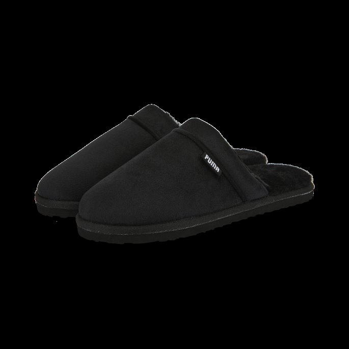 Puma På Tilbud Fluff Mule Bx Tøfler Dame Svart-hvit