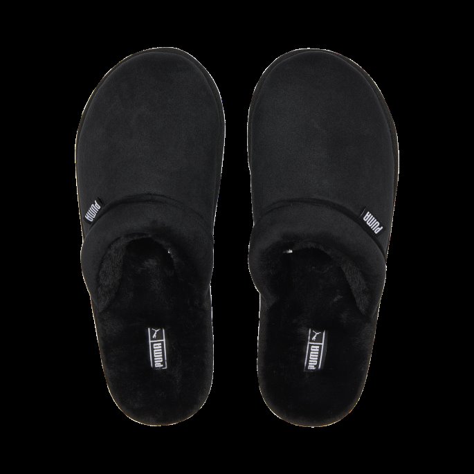 Puma På Tilbud Fluff Mule Bx Tøfler Dame Svart-hvit