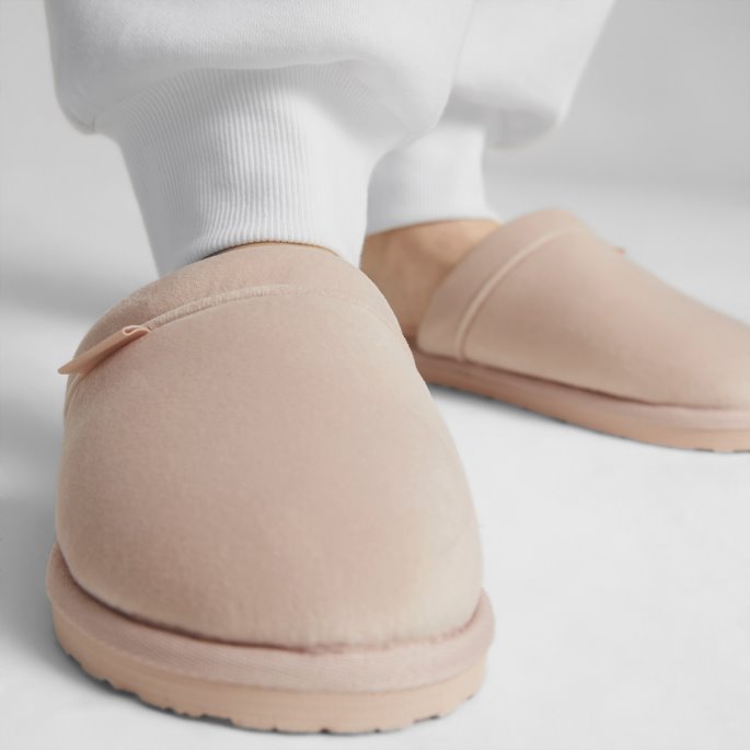 Puma På Tilbud øy Rosa-rosa Kvarts Fluff Mule Bx Tøfler Kvinner