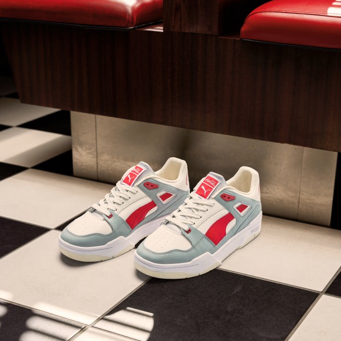 Slate-racing Rød Puma På Tilbud X Coca-cola Slipstream Sneaker