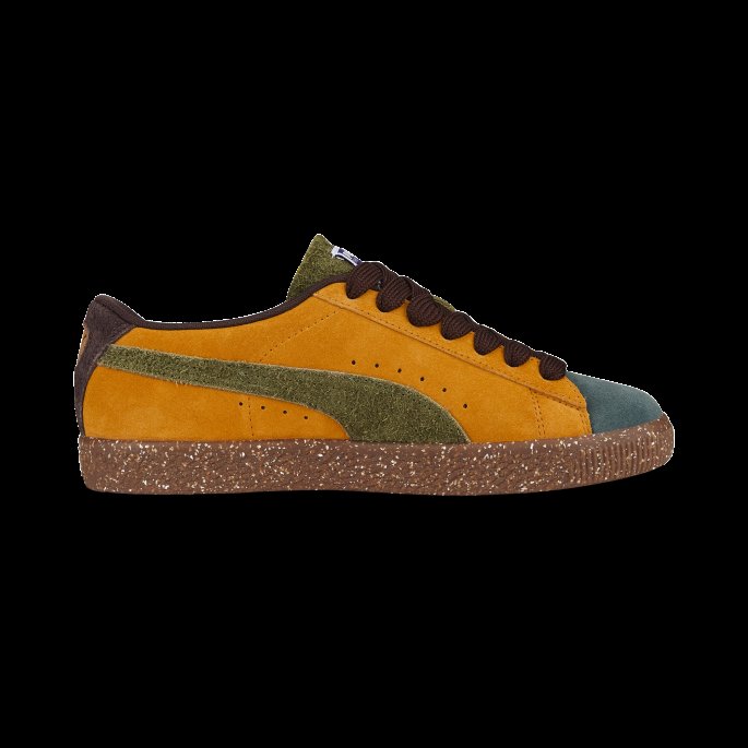 Sjokolade-oliven-oransje-grønn Puma På Tilbud X Fordeler Og Mini Semsket Vtg Joggesko