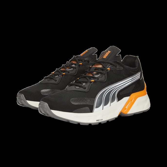 Pwrframe Aerogram Blaze Joggesko Puma På Tilbud Svart-vibrerende Oransje