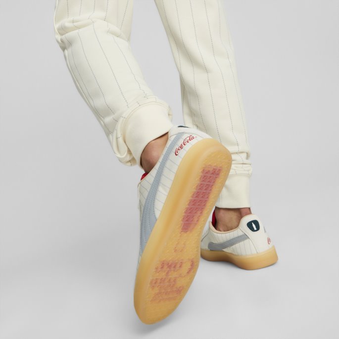 Puma På Tilbud X Coca-cola Sneaker I Semsket Skinn Ivory Glow-slate