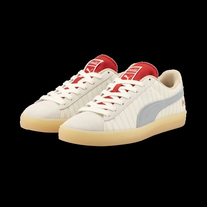 Puma På Tilbud X Coca-cola Sneaker I Semsket Skinn Ivory Glow-slate