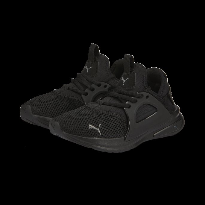 Black-castlerock Puma På Salg Softride Enzo Evo Sneakers Ungdom