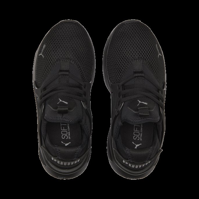 Black-castlerock Puma På Salg Softride Enzo Evo Sneakers Ungdom