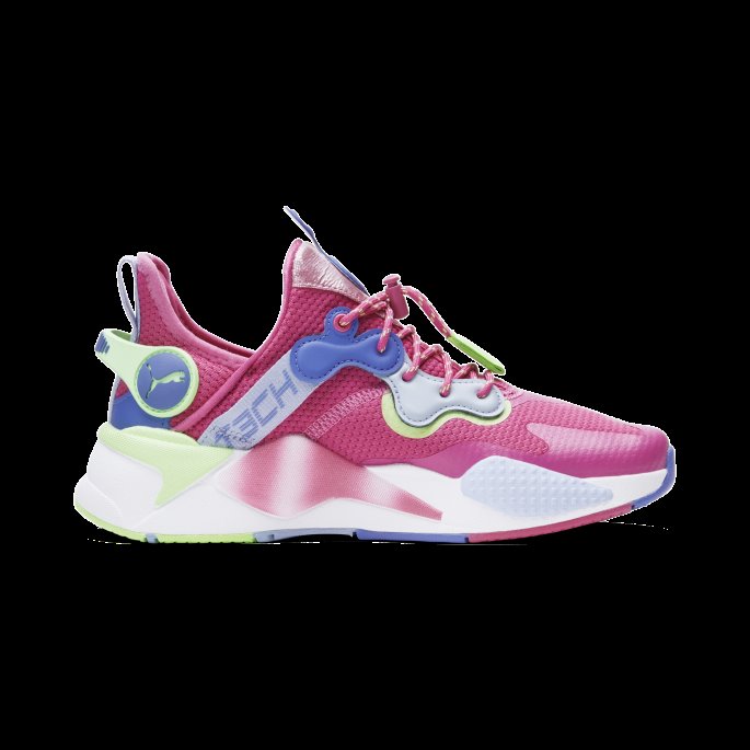Rs-x T3ch Hm Joggesko For Kvinner Sjokkerende Rosa-baja Blå-serenity Puma På Salg