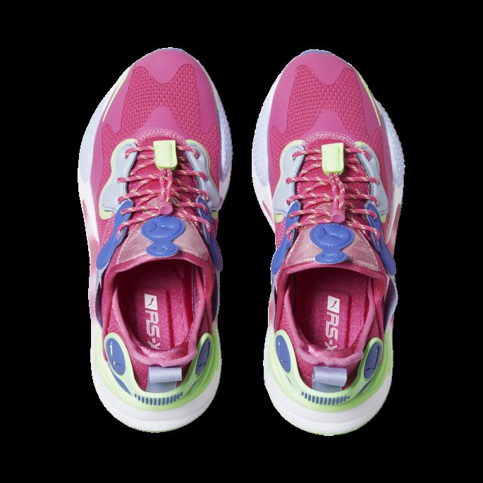Rs-x T3ch Hm Joggesko For Kvinner Sjokkerende Rosa-baja Blå-serenity Puma På Salg