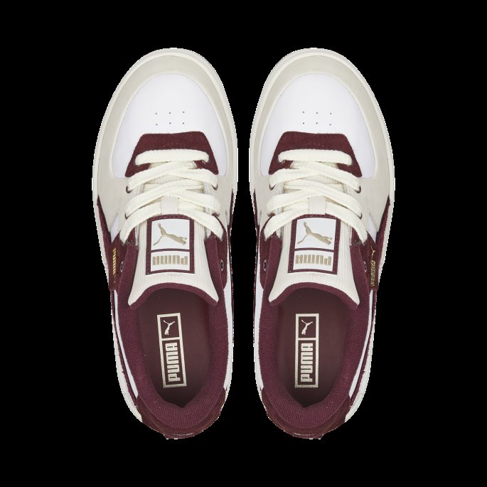 Puma På Salg Hvit-marshmallow-aubergine Cali Dream Ivy League Joggesko For Kvinner