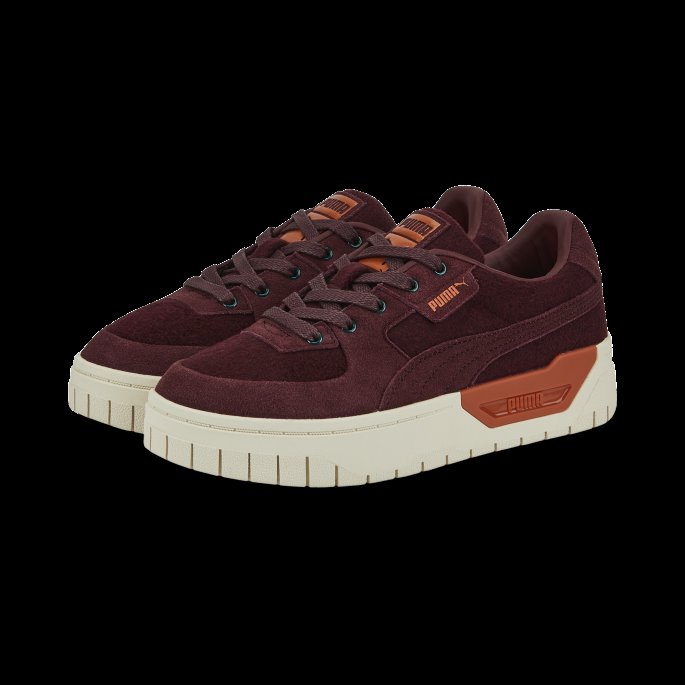 Cali Dream Wooly Dame Joggesko Puma På Tilbud Aubergine-marshmallow-kastanje