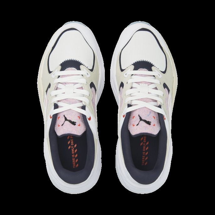 Hvit-dampende Grå Puma På Tilbud Trc Mira Re:collectionsneakers Kvinner