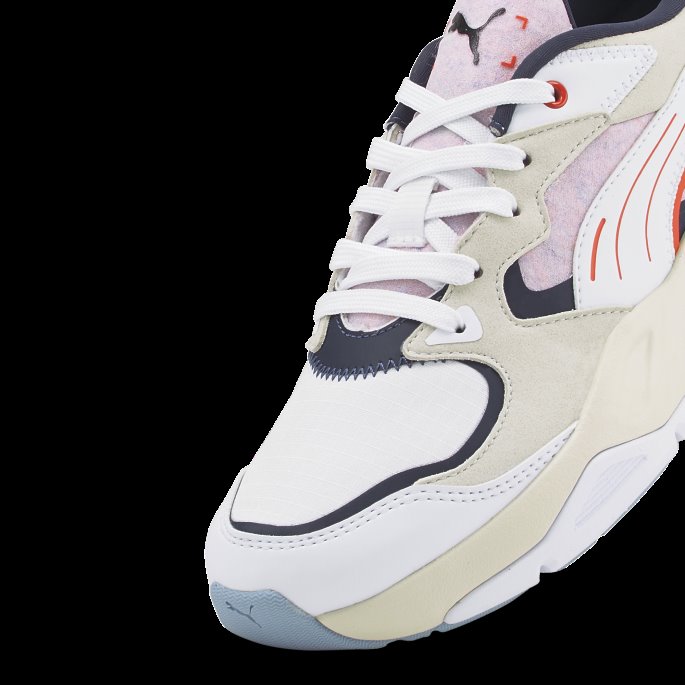Hvit-dampende Grå Puma På Tilbud Trc Mira Re:collectionsneakers Kvinner