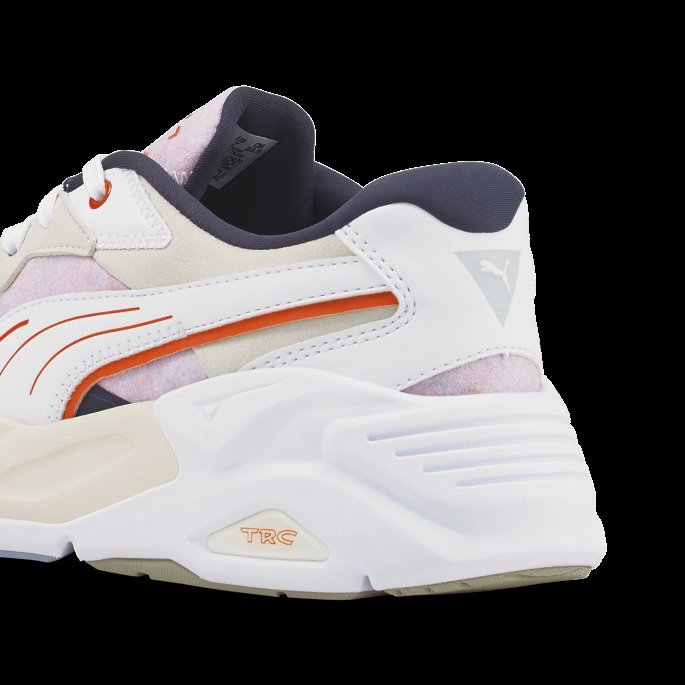 Hvit-dampende Grå Puma På Tilbud Trc Mira Re:collectionsneakers Kvinner