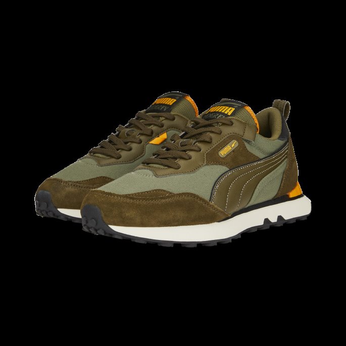Dype Olivenbrente Oliven Rider Fv Safari Joggesko Puma På Tilbud