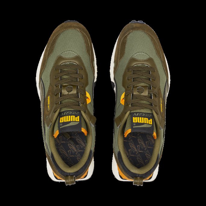 Puma På Tilbud Dype Olivenbrente Oliven Rider Fv Safari Joggesko