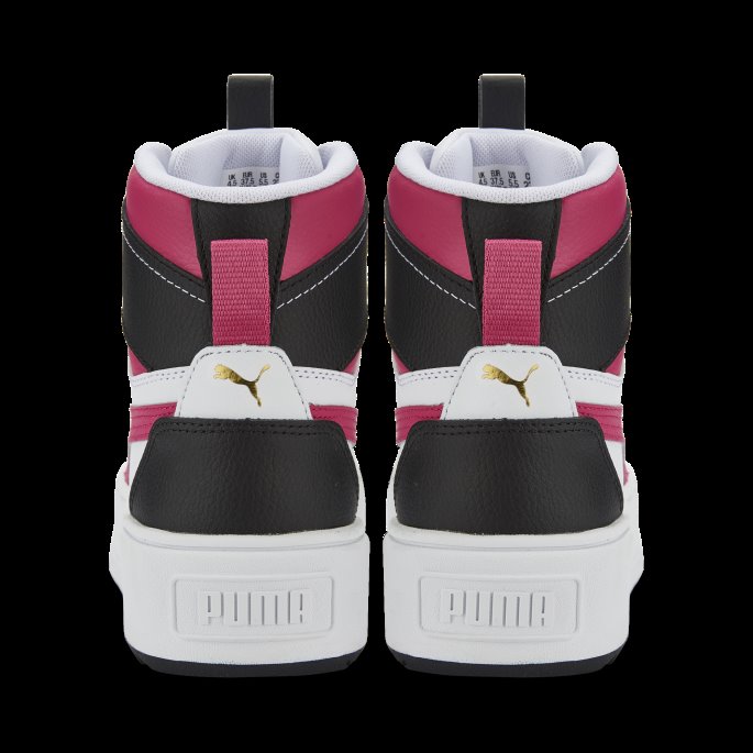 Puma På Tilbud Karmen Rebel Mid Sneakers Dame Hvit-Beetroot Purple