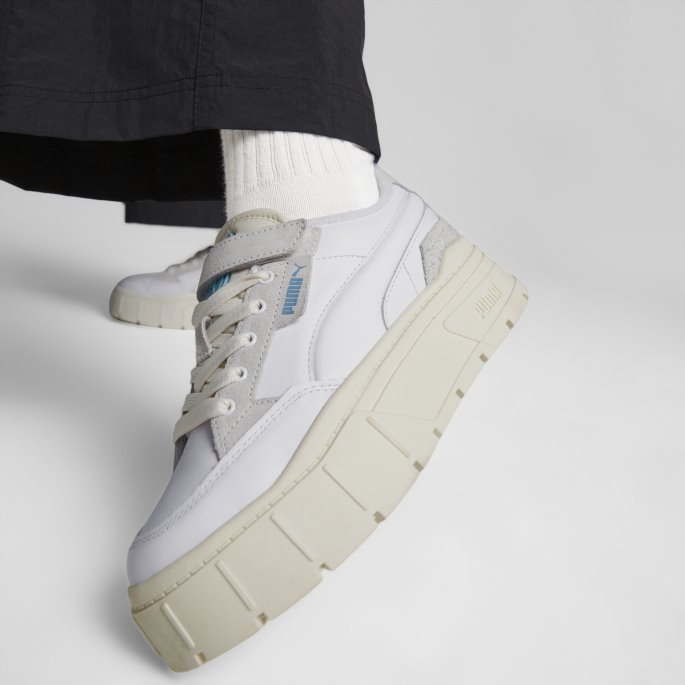 Mayze Stack Polstrede Joggesko Dame Puma På Tilbud Hvit