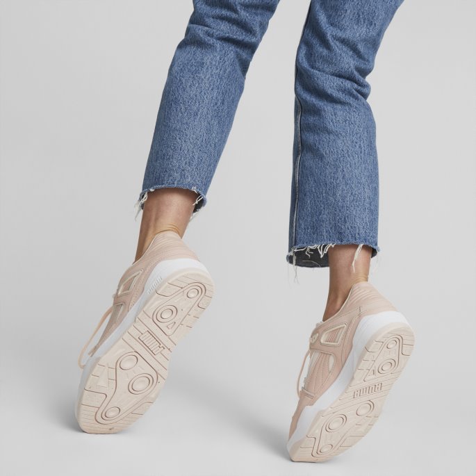 øy Rosa-rosa Kvarts-hvit Puma På Tilbud Slipstream Premium Joggesko For Kvinner