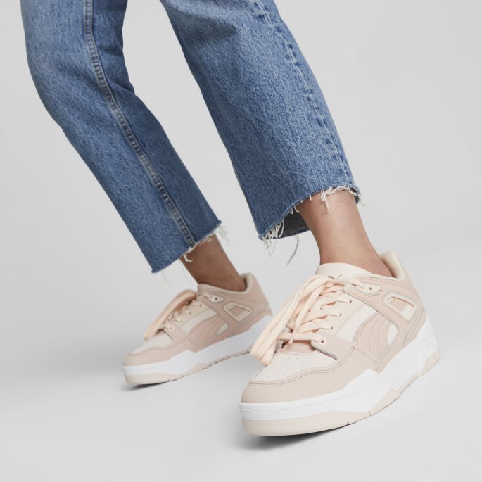 øy Rosa-rosa Kvarts-hvit Puma På Tilbud Slipstream Premium Joggesko For Kvinner