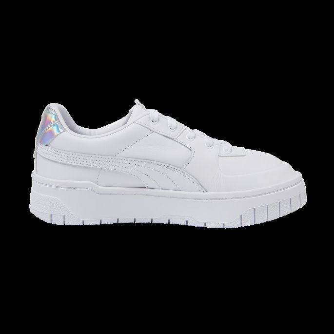 Cali Dream Leather Iriserende Dame Joggesko Puma På Tilbud Hvit