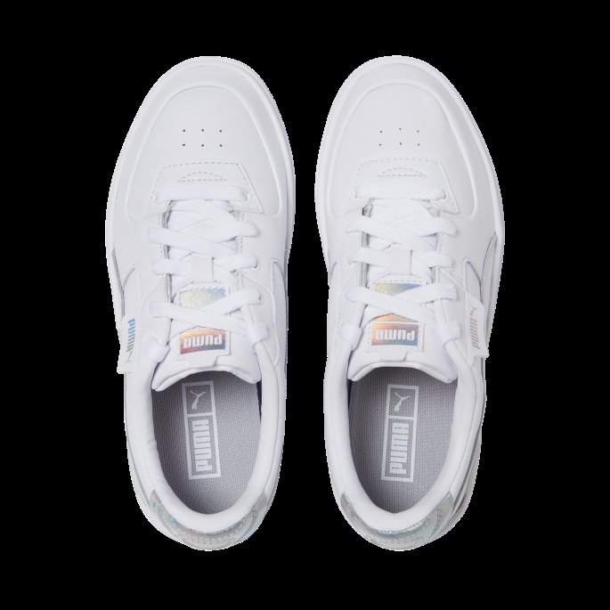 Cali Dream Leather Iriserende Dame Joggesko Puma På Tilbud Hvit