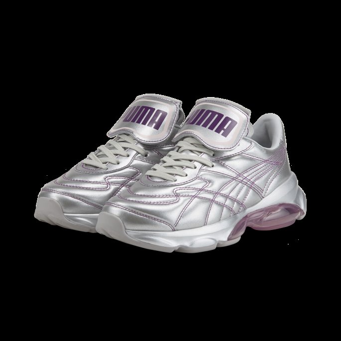 Puma På Tilbud X Dua Lipa Cell Dome King Ml Dame Joggesko Sølv-byzantium-rosa Dame