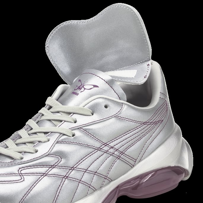 Puma På Tilbud X Dua Lipa Cell Dome King Metallic Joggesko For Kvinner Sølv-byzantium-rosa Dame
