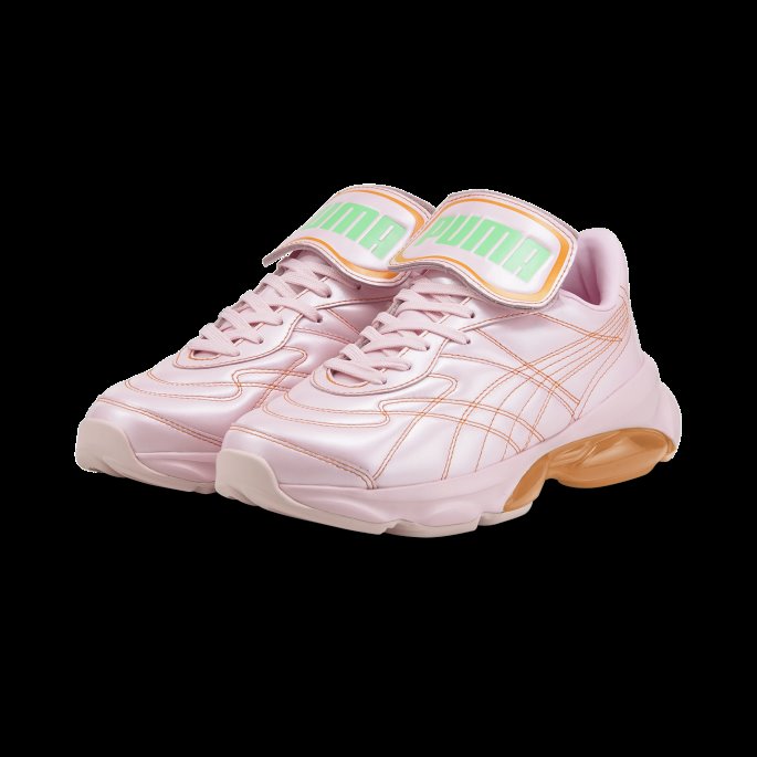 Puma På Tilbud X Dua Lipa Cell Dome King Metallic Dame Joggesko Rosa Dame-gulrot-irsk Grønn