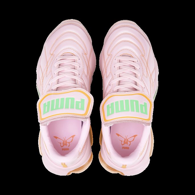 Puma På Tilbud X Dua Lipa Cell Dome King Metallic Dame Joggesko Rosa Dame-gulrot-irsk Grønn