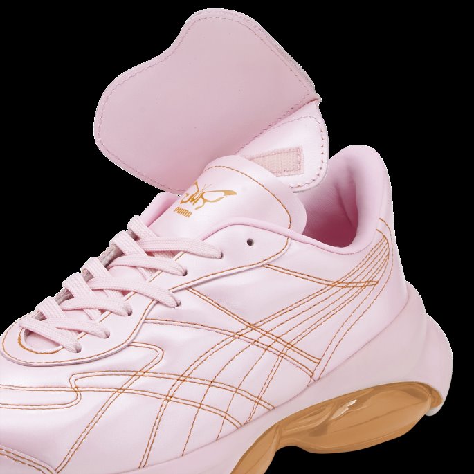 Puma På Tilbud X Dua Lipa Cell Dome King Metallic Dame Joggesko Rosa Dame-gulrot-irsk Grønn