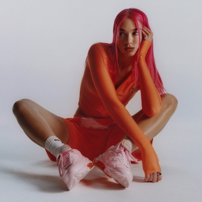 Puma På Tilbud X Dua Lipa Cell Dome King Metallic Dame Joggesko Rosa Dame-gulrot-irsk Grønn