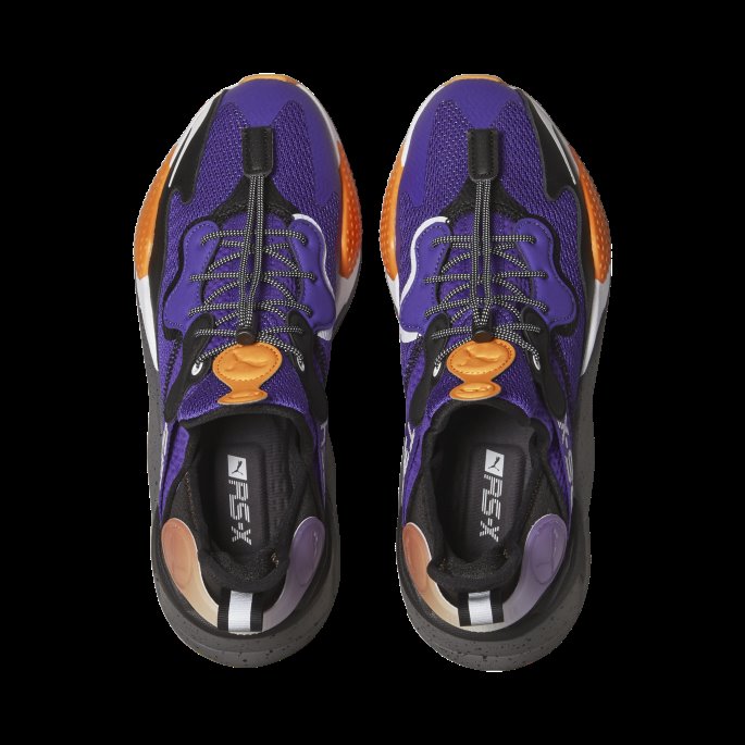 Prisme Fiolett-pulserende Oransje Puma På Tilbud Rs-x T3ch Rize Joggesko
