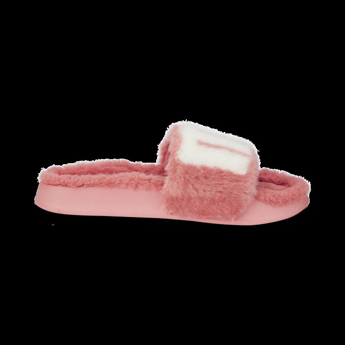Puma På Tilbud Leadcat 2.0 Fuzz Kvinners Lysbilder Nellik Rosa-hvit