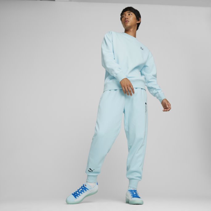 Puma På Tilbud X Pokmon Semsket Skinn Squirtle Sneaker Petit Four-nitro Blå