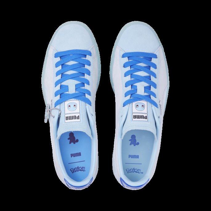 Puma På Tilbud X Pokmon Semsket Skinn Squirtle Sneaker Petit Four-nitro Blå